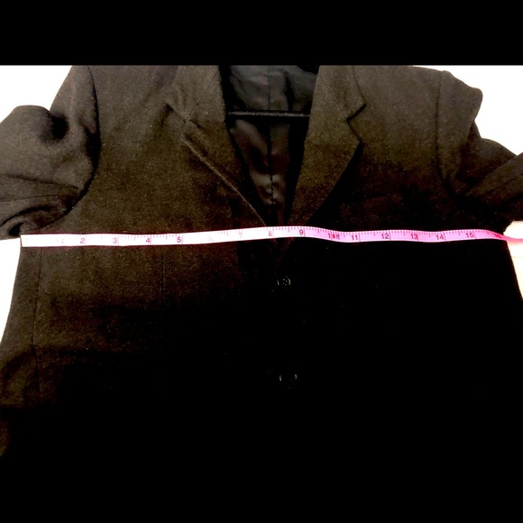 Black Men’s Woollen Coat - Picture 4 of 7